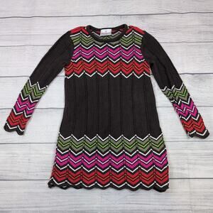 5 Hanna Andersson Flamestitch Sweater Dress